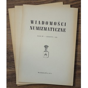 Wiadomości Numizmatyczne 1971