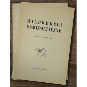 Wiadomości Numizmatyczne 1978