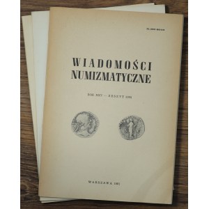 Wiadomości Numizmatyczne 1981