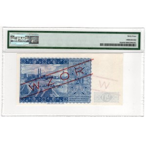Londýn, 20 zlatých 1939 - MODEL - A 012345 - PMG 64