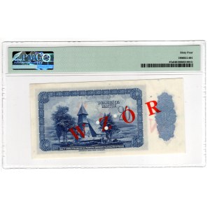 ABNCo, 20 złotych 1939 - WZÓR - 0000000 - PMG 64