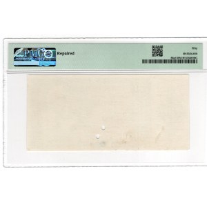 ABNCo, 50 złotych 1939 - jednostronna próba druku awersu - RZADKOŚĆ - PMG 50 NET