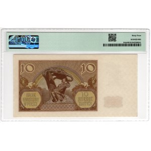 10 gold 1940, Series N. Contemporary Counterfeit - PMG 66 EPQ