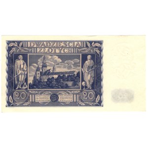 20 złotych 1936, seria AT