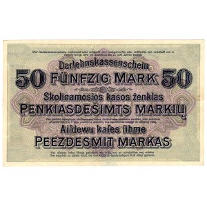 Kaunas, 50 marks 1918, series E