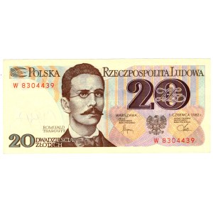 20 złotych 1982, seria W