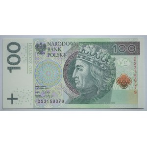 100 złotych 2012, seria DS