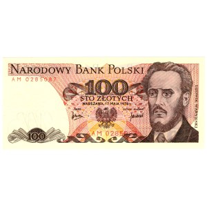 100 Zloty 1976, Serie AM