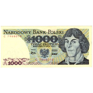 1,000 gold 1975, series C - rare series