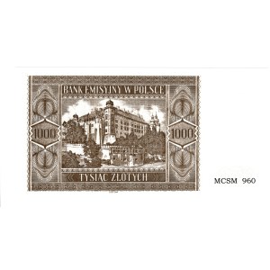 1,000 zl 1941, Krakowiak - MCSM 960