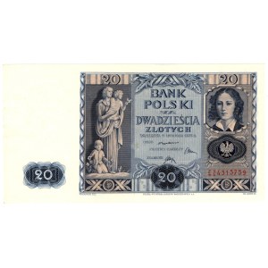 20 złotych 1936, seria CZ