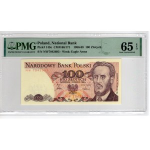 100 Gold 1986, NW Series - PMG 65 EPQ