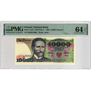 10 000 złotych 1988, seria BS - PMG 64 EPQ