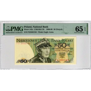 50 gold 1986, FS series - PMG 65 EPQ
