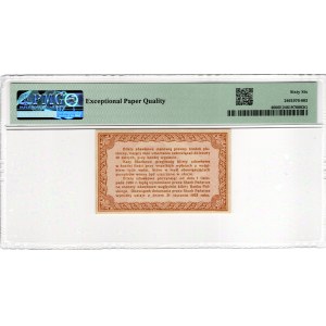 Fahrausweis, 50 Pfennige 1924 - PMG 66 EPQ !