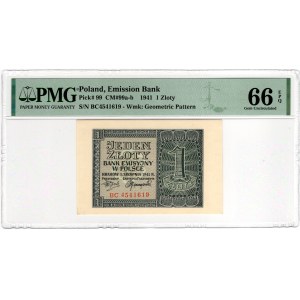 1 gold 1941, BC series - PMG 66 EPQ