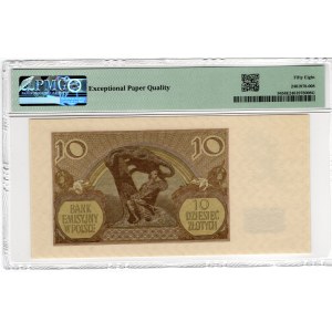 10 gold 1940, series F - PMG 58 EPQ