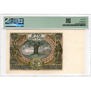 100 złotych 1934, seria BM. - PMG 55
