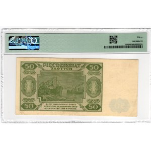 50 złotych 1948, seria A - PMG 30
