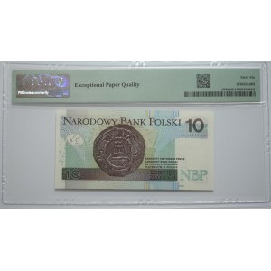 10 złotych, 2016, seria AX - PMG 66 EPQ
