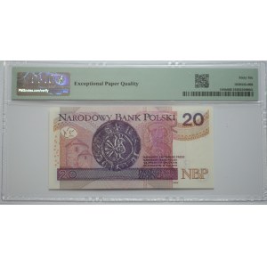 20 złotych, 2016, seria AY - PMG 66 EPQ