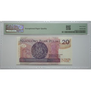20 złotych, 2016, seria AZ - PMG 67 EPQ