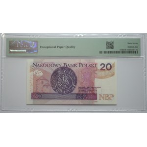 20 złotych 2016, seria BL - PMG 67 EPQ