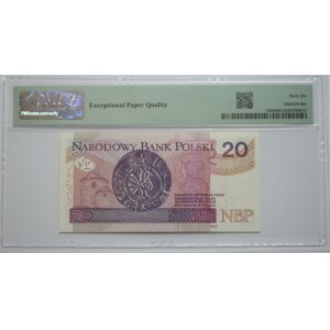 20 złotych 2016, seria BN - PMG 66 EPQ