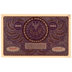 1 000 marek polskich 1919, II Serja K