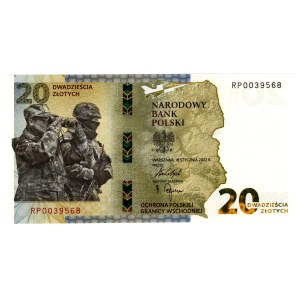 20 PLN 2022 - Schutz der polnischen Ostgrenze