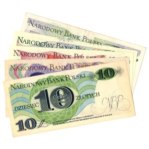 PRL - zestaw 5 sztuk