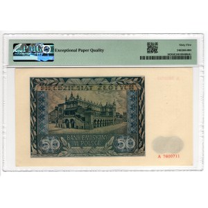 50 zlatých 1941, série A - PMG 65 EPQ