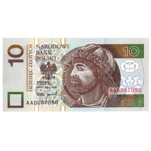 10 gold 1994, series AA - low number - 0007050