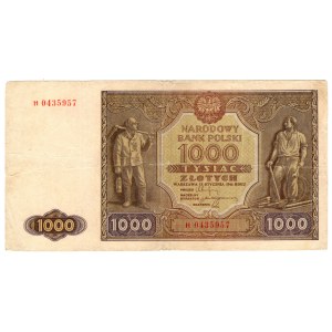 1,000 zloty 1946, series H