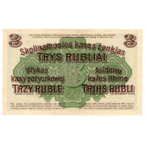 Poznaň, 3 ruble 1916, série J