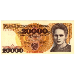 20,000 Gold 1989, AA series