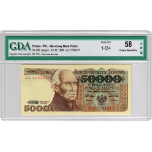 50 000 Złotych 1989, seria AU