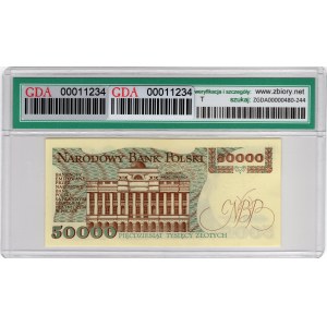 50 000 Złotych 1989, seria AU