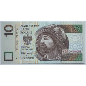 10 gold 1994, YG series - replacement series