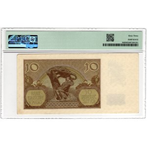 10 złotych 1940, seria B - PMG 63