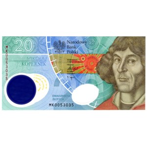 20 złotych 2022, Mikołaj Kopernik - komplet w pergaminowej kopercie, folderze informacyjnym i etui