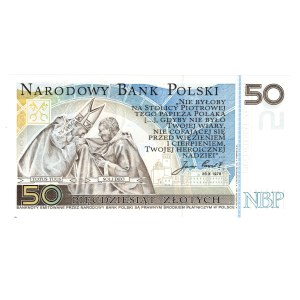 50 zloty 2006, Giovanni Paolo II - numero basso JP0005872