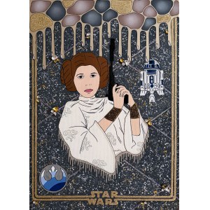 Maja Aleksandra GACKOWSKA - The PopArtPrincess (1992), Pop Art Princess Leia; 2025