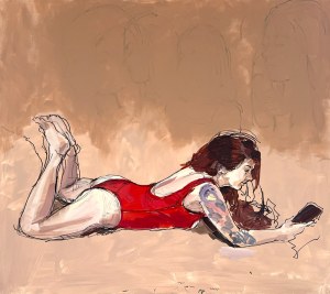 Marek OKRASSA (1975), Studium ruchu. Tatuaż; 2025