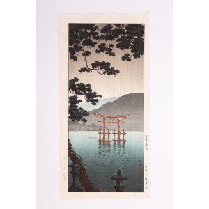 Tsuchiya KOITSU (1870 - 1949), Torii à Itsukushima (Miyajima) ; 1937