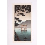 Tsuchiya KOITSU (1870 - 1949), Torii in Itsukushima (Miyajima); 1937