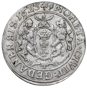 Zygmunt III 1587-1632, Ort 1623, Gdańsk. RRR.