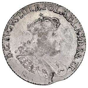 August III. 1733–1763, 30 Groschen 1762 R-E-OE, Danzig.