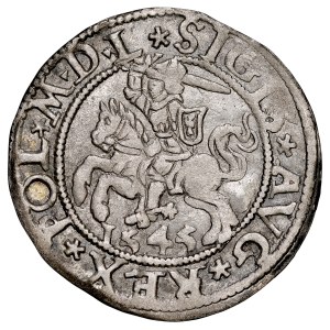 Sigismund II Augustus, 1545–1572, Half-groschen, 1545. Vilnius, RRR.