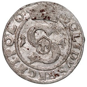 Sigismond III (1587-1632), Szeląg 1614, Bydgoszcz.